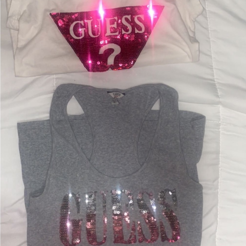 Guess bling tops